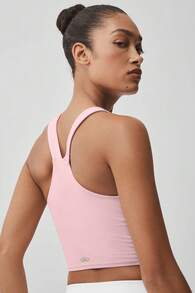 Alo Yoga Airbrush Real Bra Tank Designed For A Snug Fit Vintage Pink Women's W9587r - Hồng - Xem 2