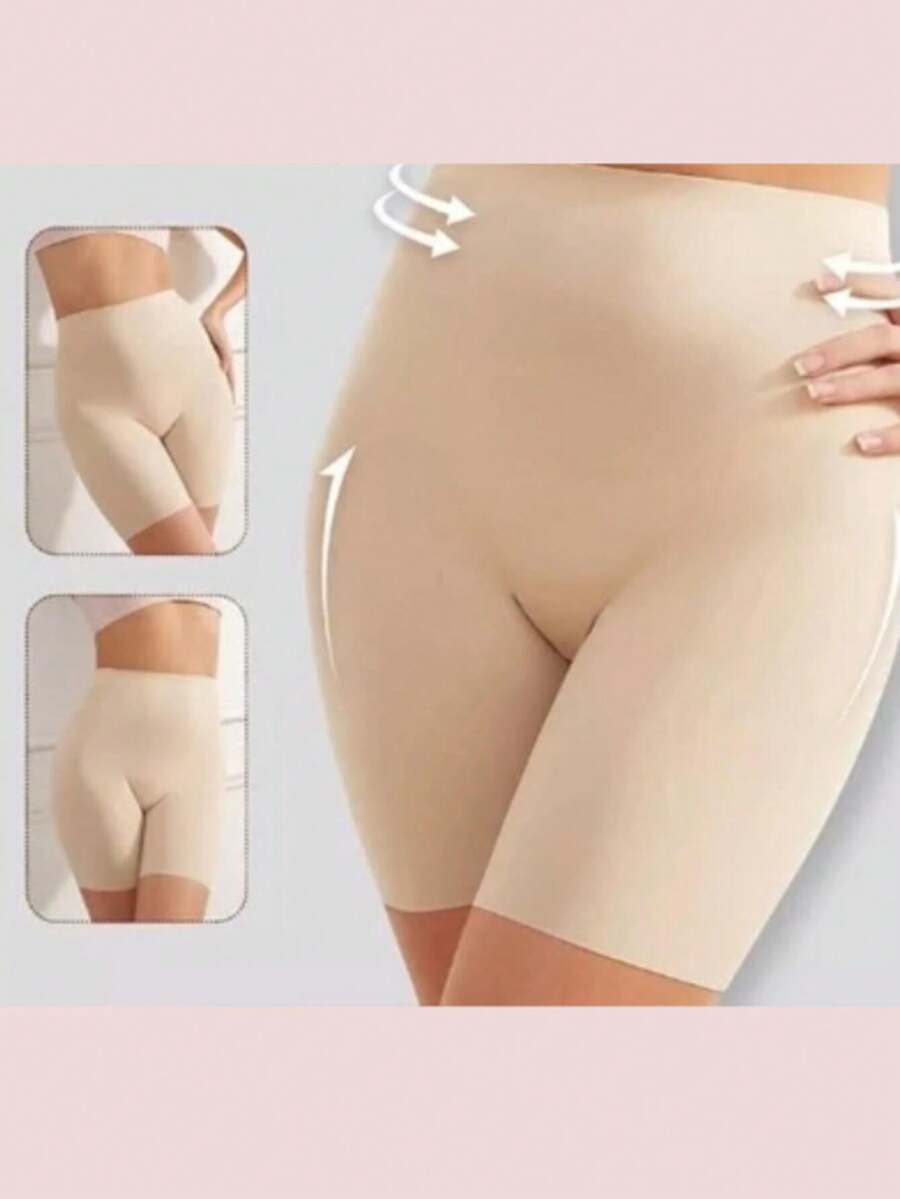 Second Skin Compression Shorts, High Waist, Seamless, Comfortable, Seamless, 2025 - 渴望 - 查看 1