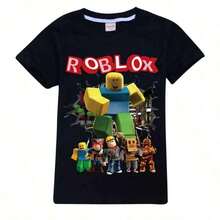 Cartoon Anime Game Robloxs-Shirt Funny Shirts Graphic Tee - Style 10 - View 2