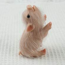 1pc Washable Realistic Reborn Piglet Doll 12cm Soft Silicone Exquisite Piggy Doll Companion Gift - Apricot - View 4