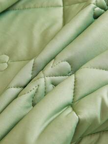 1pc Cooling Silk Summer Quilt, Air Conditioning Quilt, Thin Blanket. Skin-Friendly Fabric, Soft And Comfortable For Nude Sleeping, Breathable And Smooth, Suitable For Home Bedroom Decor, Wedding Supplies, Valentine's Day, Easter Gifts, Mother's Day Gifts, All Seasons - Olive Green - View 4
