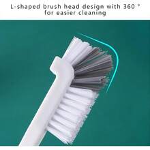 Long Handle Cup & Bottle Cleaning Brush, Narrow Deep Cleaning Scrub Brush, Grout Brush For Sink, Tile Lines & Corners, Multi-Purpose Cleaner For Kitchen & Bathroom - bàn chải cốc cán dài - Xem 3
