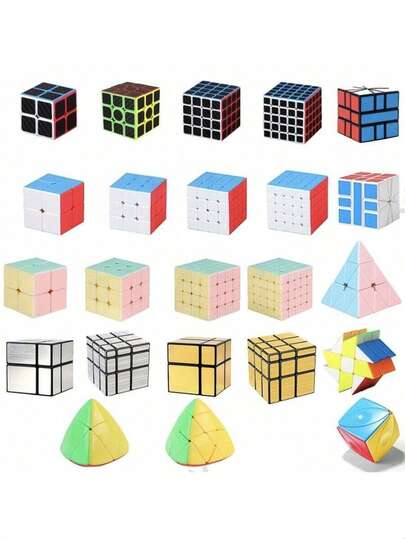 Cubo espejo, Cubo asimétrico, Cubo Mastermorphix, Cubo Windmill (2x3), Cubo SQ-1, Cubo Mastermorphix, 2x2, 3x3, 4x4, 5x5 Cubos de Rubik, Cubos de velocidad, Cubos sin pegatinas, Juguetes de rompecabezas, Juguetes de rompecabezas para niños, Cubos de competición, Regalos de cubos de juguete para niños