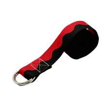 Correa de yoga ajustable con anilla en D, banda de ejercicio elástica para yoga, pilates y entrenamiento físico - Banda de estiramiento de yoga - Ver 24