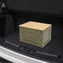 SENDERPICK Storage Box For Camping Camping Storage Box Foldable Storage Bin For Picnic - Green - View 4