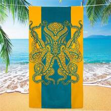 Ozean Serie - Extra große Strandtuch, geeignet für Erwachsene - Schnelltrocknende Outdoor-Picknick-Matte, geeignet für Reisen, Camping, Wandern - Genießen Sie Strandspaß ohne sich um Schmutz und Unordnung sorgen zu müssen - 2 - Übersicht 2