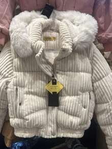 PUFF JACKET - WARM AND LINED WINTER JACKET - COAT - WOMEN'S COLD WEATHER BLOUSE FOR PARTIES - OFF - View 3