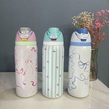32 Oz Cup Boneyard Vacuum  Water Bottle Drinkware Tumbler Stainless Steel Thermal Mug Original Owalaowala Cold Hot Cup - Nhiều màu - Xem 2