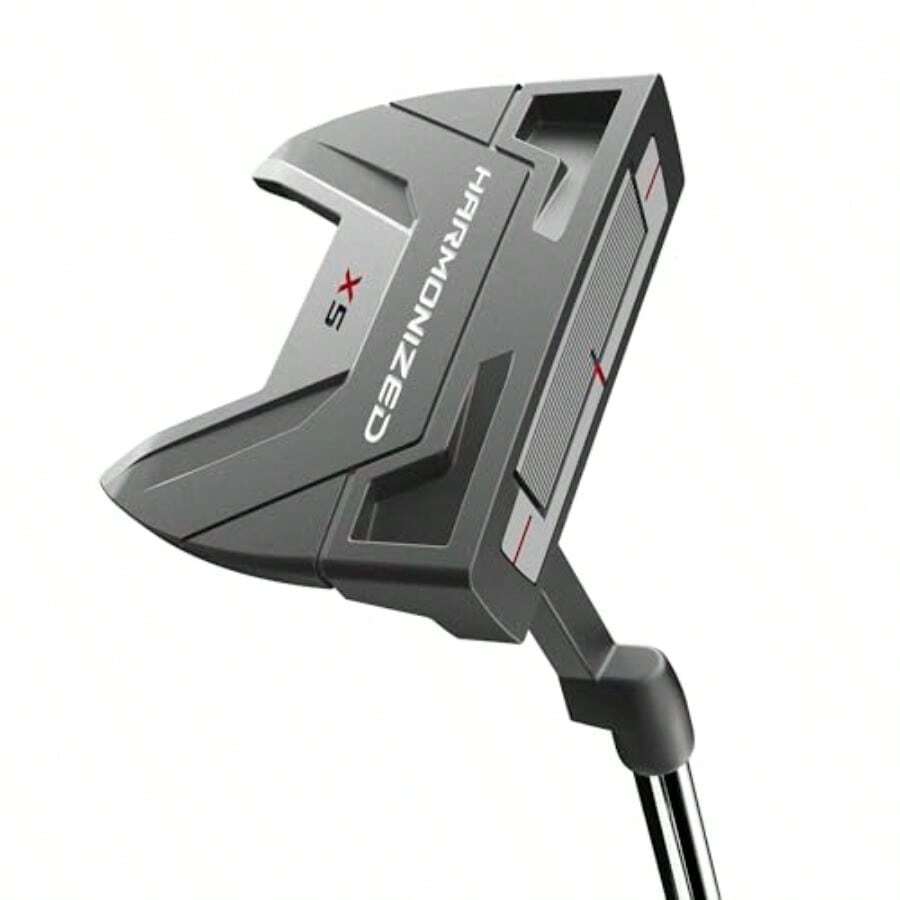 Wilson Harmonized X5 - Putter de Golf - Mano Derecha 34 Pulgadas - Gris/Blanco/Rojo - Ver 1