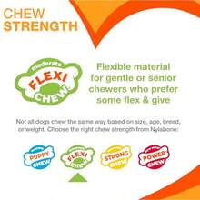 FlexiChew Moderate Dog Toys Triple Pack Bacon Peanut Butter and Beef X-Small/Petite 1 Count - Flexi - Ver 4