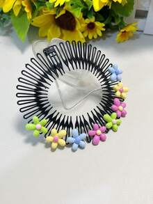 Summer New Style Acrylic Disc Girls' Forehead Hairband For Fringe And Baby Girls' Occipital Clip To Prevent Heat - Multicolor - View 14