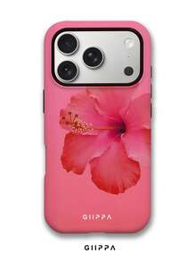 GIIPPA 1 chiếc ốp lưng điện thoại màu hồng đế với hình hoa dâm bụt đỏ cho iPhone 17 Pro Max, phù hợp với 16 Pro Max, 15 Pro Max, 14 Pro Max, ốp lưng điện thoại phong cách Hàn Quốc thời trang và độc đáo, tương thích với 11/12/13/14/15/16 Pro Max Plus, thiết kế thanh lịch phù hợp cho cả nam và nữ, món quà lý tưởng cho bạn gái vào dịp Giáng sinh, Ngày Valentine, Lễ Phục sinh, Mùa cưới và Sinh nhật. - Nhiều màu - Xem 1