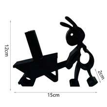 1pc Ant Shaped Toilet Paper Holder, Bathroom Decor, Multi-Functional Paper Towel Storage Craft (Paper Towels Not Included) - Multicolor - View 16