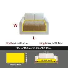 1件現代簡約牛奶絨沙發墊，四季適用，防滑，可機洗，寵物友善耐污墊，適用於1-4人座沙發套 - 多色 - 查看 20