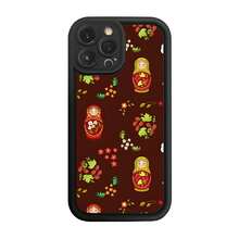 Funda para teléfono - 1 unidad de funda para teléfono con diseño floral de muñeca matrioshka, cubierta a prueba de golpes compatible con iPhone 11/12/13/14/15/16E/17 Pro Max/Plus/Air Pro Max. Moderna, a prueba de golpes, antideslizante, funda para teléfono de alto estilo. - Negro - Ver 10