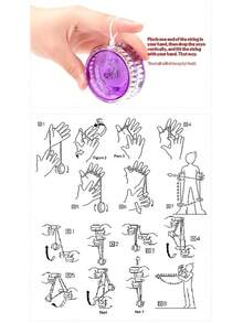 1/2 piezas Spinner de metal desmontable, adecuado para principiantes, rotación de alta velocidad, color aleatorio, excelente para jugar al aire libre y hacer trucos geniales - Multicolor - Ver 11