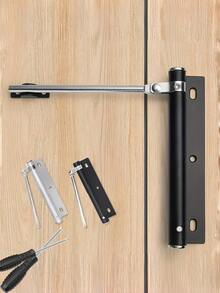 Lightweight And Easy-To-Use Screw-In Door Stopper, Automatic Closing Device For Home, Door Stopper, Door Lock, Door Hinge, Door Handle, Door Magnet, Magnetic Door Stopper, Door Magnet, Cupboard Handle, Magnet, Door Screen Door Closer, Door Stop, School Locker Accessories, Hotel Room Buffer Automatic Closing Device - Suitable For Residential/Commercial Doors - Door Closer - View 10
