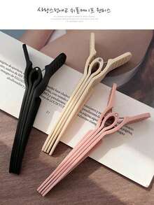 1/2/3 Loose Draping Hair Clips, High-Top Hair Root Clips, Seamless Hair Clips For Fixing Hairstyles, Hair Styling Tools - Multicolor - View 4