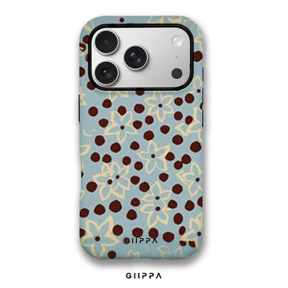 GIIPPA 1 Ốp lưng điện thoại màu xanh nhạt họa tiết hoa và chấm bi cho iPhone 17 Pro Max, phù hợp với 16 Pro Max, 15 Pro Max, 14 Pro Max, ốp lưng điện thoại phong cách Hàn Quốc thời trang và độc đáo, tương thích với 11/12/13/14/15/44 Pro Max Plus, thiết kế thanh lịch phù hợp cho cả nam và nữ, món quà lý tưởng cho bạn gái vào dịp Giáng sinh, Lễ tình nhân, Lễ Phục sinh, mùa cưới và sinh nhật.