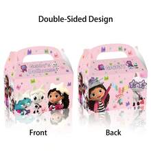 Gabby's Dollhouse 12件套 Gabby 木屋主题礼品套装，树脂礼盒，手工糖果制作套装 | 生日派对礼品，高级派对糖果礼盒，生日惊喜礼物 - 彩色 - 查看 4