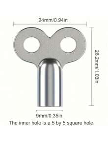 1/3/5pcs Durable Zinc Alloy Radiator Vent Key | Suitable For HVAC Valves | High Quality, Adopts EU Standard Connection Thread | Ideal For Pipe Maintenance, Neutral Fit, Ventilation Key - one-size - View 6