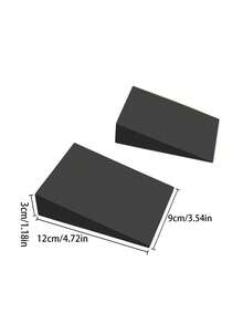 2pcs EVA Foam Yoga Assist Bricks, Deep Squat Weight Lifting Cushion, Stretching Ramp, Yoga Triangle Wedge - Multicolor - View 5
