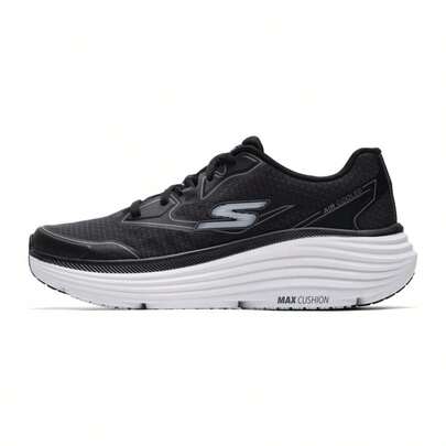 Skechers Giày chạy bộ nam MAX CUSHIONING ENDEAVOUR, mẫu mới ra mắt mùa xuân 2026, đế dày, thoáng khí, kiểu dáng thường ngày, mã sản phẩm 220615-BKW.