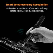 ES666 Electric Screwdriver Set Cordless Rechargeable Screwdriver Auto/Sensor/Fixed Mode Precision Power Screwdriver With 30 Magnetic Bits 7 Torque Gears Max 2.2N.M Repair Tool For Electronics - As Pic - View 4