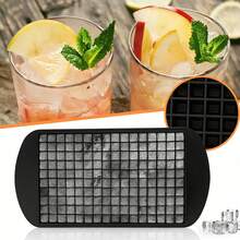 1pc 160 Grids Silicone Ice Tray Silicone, 160 Grids Ice Tray 0.39inch Small Square Ice Tray Crushed Ice Ice Tray For Restaurant - Xem 1