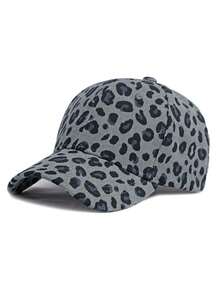 Leopard Print Baseball Cap, Sun Protection Hat - Multicolor - View 7