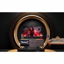 Hogare Centro de Entretenimiento Suecia para TV Mueble para TV - Parota - Ver 3
