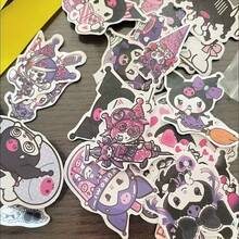 SANRIO 50 fogli di adesivi Clow M - Adesivi decorativi a tema gotico carino per laptop, custodie per telefoni e quaderni | Materiale: carta | Regalo perfetto per gli appassionati di estetica dark, adesivi per quaderni | Design fantasioso | Adesivi espressivi, adesivi in vinile carini - Multicolore - Visualizzare 3