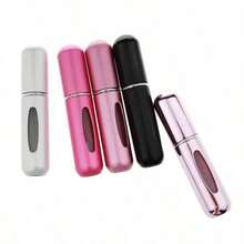 1pcs 5ml Mini Refillable Perfume Bottle With Spray Scent Pump Empty Cosmetic Container Atomizer Bottle For Travel Tool - Mix Colors - 查看 4