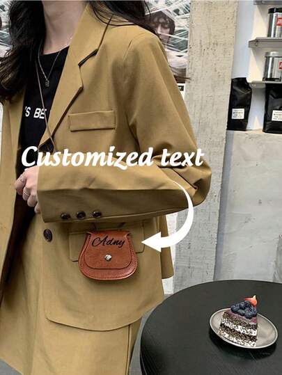 Personalized Name Women's Bow Handbag, Suitable For Weddings, Festivals, Weddings, Wedding Parties, Bachelorette Parties, Christmas Gifts, Back To School, Easter Gifts