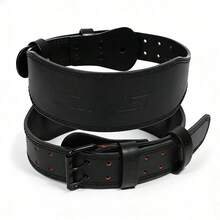 GING Fitness Weightlifting Belt For Squats And Deadlifts, Unisex Bodybuilding Waist Support, Professional Weightlifting Strength Training Sports Protective Gear - Black - View 6