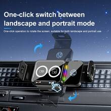 通用手机支架，支持无线充电，360°旋转，兼容三星Galaxy Fold系列及其他手机 - A - 查看 4