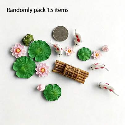15个可爱卡通3D创意锦鲤冰箱贴，萌趣动物冰箱贴纸，装饰磁贴，适用于办公室、白板、储物柜、洗碗机、厨房、家居装饰，情人节、母亲节、生日、毕业礼物