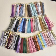 10 chiếc mặt dây chuyền tua rua thủ công bằng da, móc khóa tua rua, đồ trang trí DIY, thích hợp cho túi xách, rèm cửa, đánh dấu sách, chìa khóa [Mặt dây chuyền tua rua ví xe hơi] Móc khóa tua rua dễ thương, phụ kiện ví, ba lô, chìa khóa xe hơi, quà Giáng sinh - Nhiều màu - Xem 13
