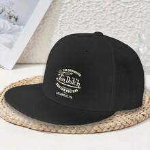 Vin Dutch Flying Wings Big Eyes Men's High Quality Breathable Baseball Hat With Adjustable Breathable Leisure Hat, Suitable For Spring, Summer, Autumn, Winter Hiking And Outdoor Sports Hats Gift Fashion Personality Simple Street Baseball Hat Perfect Choice For Daily Headwear - 黑色 - 查看 1