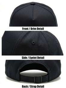 1pcs VonDutch Printed Baseball Cap, Classic Casual Retro Y2K Unisex Baseball Cap, Adjustable Size, Lightweight And Sun Protection, Suitable For Outdoor Sports, Daily Wear, Parties, And - màu đen - Xem 6