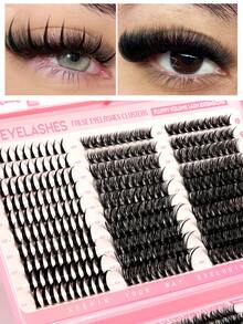 570/60 قطعة رموش كثيفة وناعمة، 0.07 مم D-Curl بأطوال مختلطة 30D-100D/10-18 مم من فرو المنك الصناعي، رموش فردية طبيعية وناعمة مناسبة لأي مكياج. مجموعات رموش، رموش فردية، رموش صناعية - D - مشاهدة 5