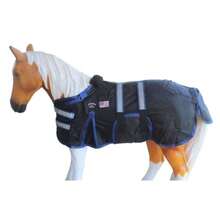 32-36 pequeño 1680D - Manta de invierno para caballo de pony y pony 519TS02RB - Azul real - Ver 1
