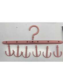1pc 12-Hook Rotatable Drying Rack Space-Saving Lingerie Hanger Wavy Design Multi-Function Hanging Rack For Clothes Towels Delicates Quick-Dry Indoor Outdoor Laundry Organization Foldable Compact Storage Solution Bedroom Bathroom Kitchen Dorm - Multicolor - View 11