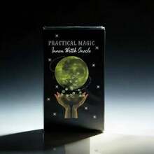 Bộ bài Tarot ngẫu nhiên gồm 1 bộ, bao gồm các lá bài bói toán bóng trăng phản chiếu, trò chơi khám phá bản thân và nhận thức cảm xúc, công cụ hướng dẫn tâm linh, thích hợp làm đồ dùng học tập, quà tặng mùa đông, Lễ Tạ ơn, Giáng sinh, Quốc khánh Ả Rập Xê Út, sinh nhật, ngày lễ, năm mới, quà tặng Ngày Valentine cho bạn trai/bạn gái, người lớn. - màu đen - Xem 2