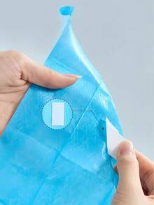 60pcs/Pack Disposable Waterproof Toilet Seat Covers - XL Size Personal Packaging, Portable For Travel And Adults - Non-Washable Public Toilet Protection Device, Universal - Blue - View 6