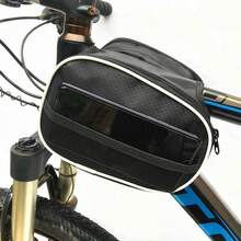 Bicycle Pannier Bag, Cycling Backpack With Reflective Strips, Waterproof Mountain/Road Bike Rack Storage Dual Shoulder Bag (Black) - Multicolor - View 4