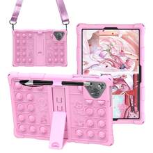 Funda de silicona de 10.1 pulgadas para tableta ROWT A10, funda universal suave y ligera para tableta Aiprotablet C20e/Moderness MB1001/Callsky-Tab de 10.1 pulgadas, P30 de 10.1 pulgadas, P20HD de 10.1 pulgadas, M40/M40pro de 10.1 pulgadas - Rosa - Ver 9