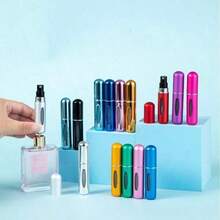 1PC Mini Refillable Perfume Bottle Atomizer Aluminum Spray Portable Portable Travel Liquid Container Cosmetics Dispenser Tool - 1 cái 5ml-12 - Xem 3