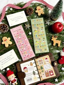 Lindos mini adhesivos 3D de osos para niños - Calcomanías de personajes coloridos que incluyen osos de cumpleaños, sombreros de fiesta, pasteles y corazones - Excelentes para manualidades DIY, scrapbooking, diarios, envoltorios de regalos, recuerdos de fiesta - Adorables adhesivos de animales para niños - Multicolor - Ver 7