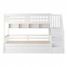 Kids Bed Frames, Headboards & Footboards - White + Wood - View 10